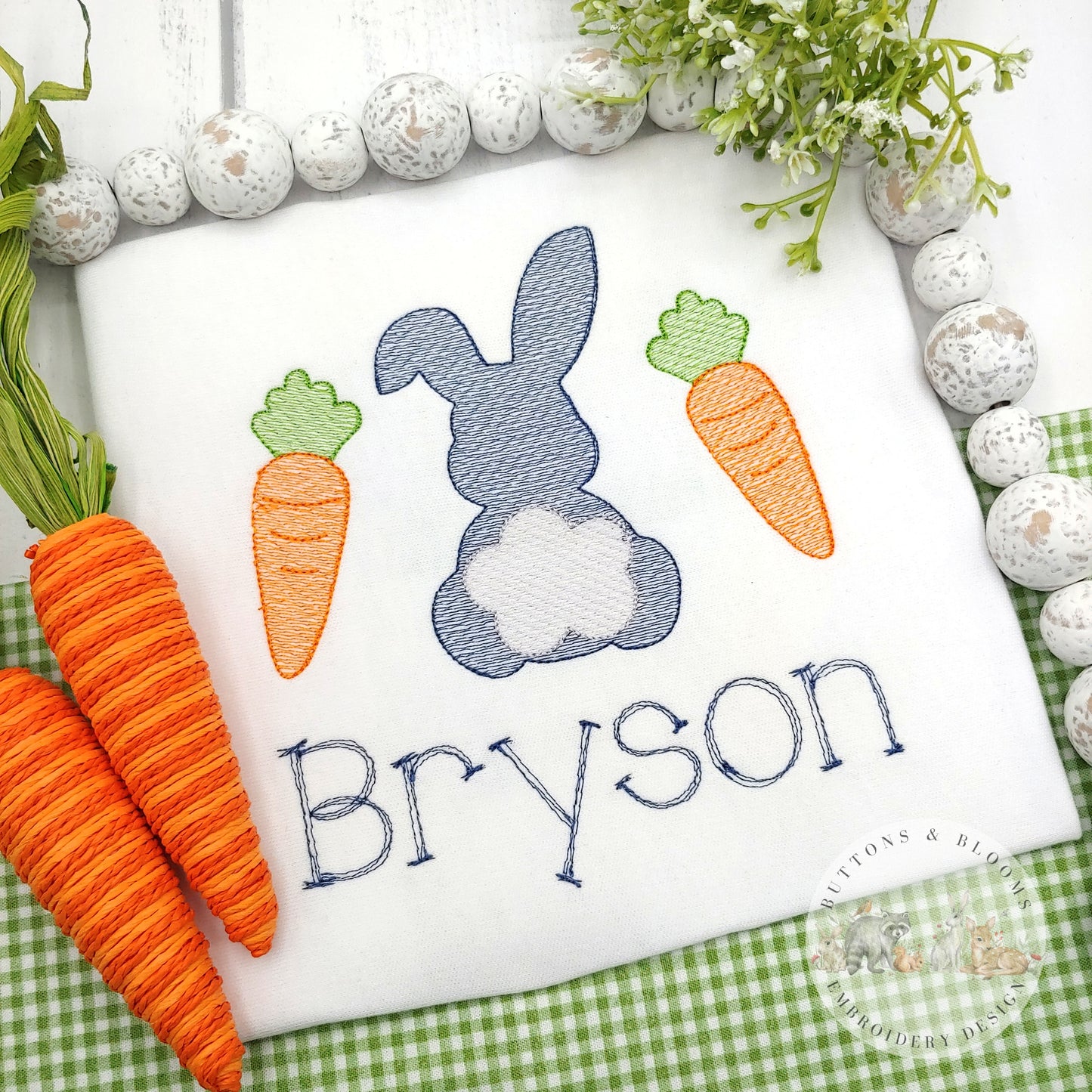 Bunny with Carrots image 0