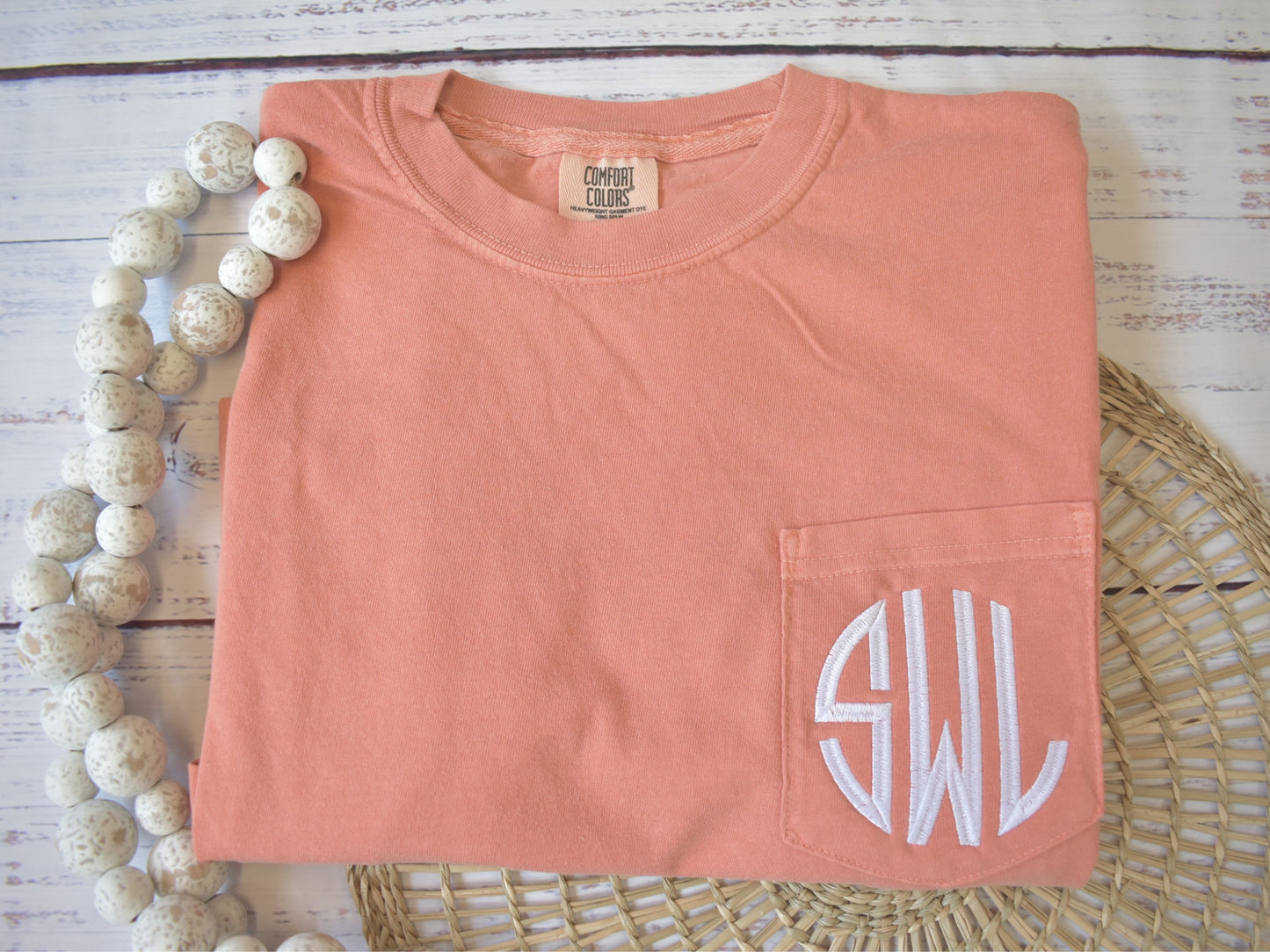 MONOGRAMMED COMFORT COLORS TSHIRT image 1