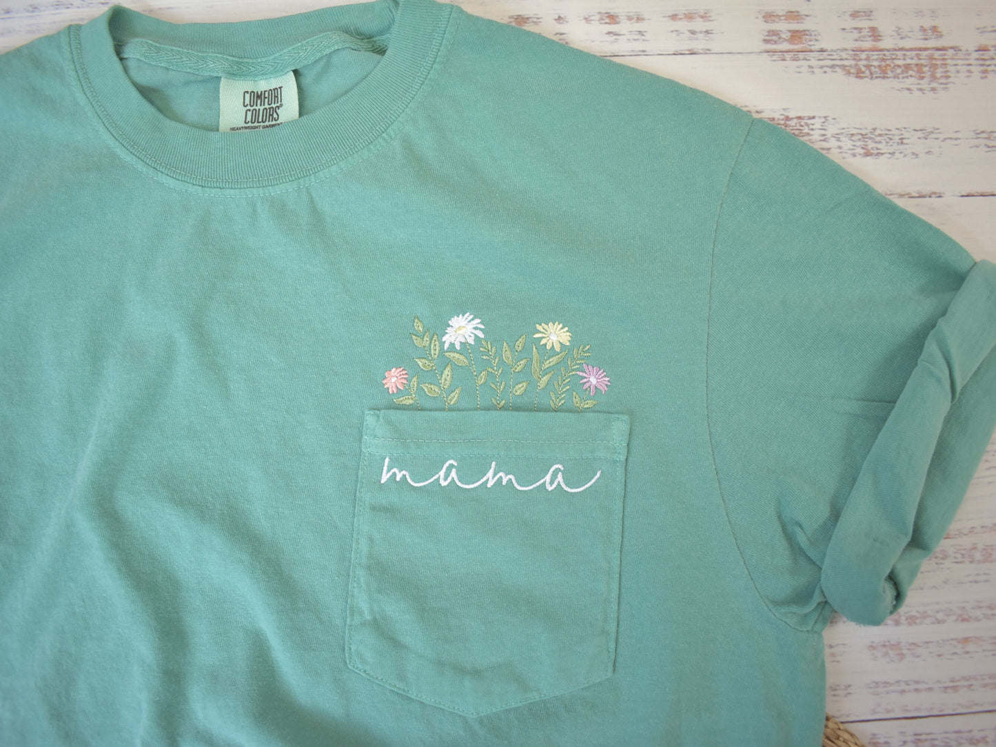 WILDFLOWER MAMA COMFORT COLORS SHIRT