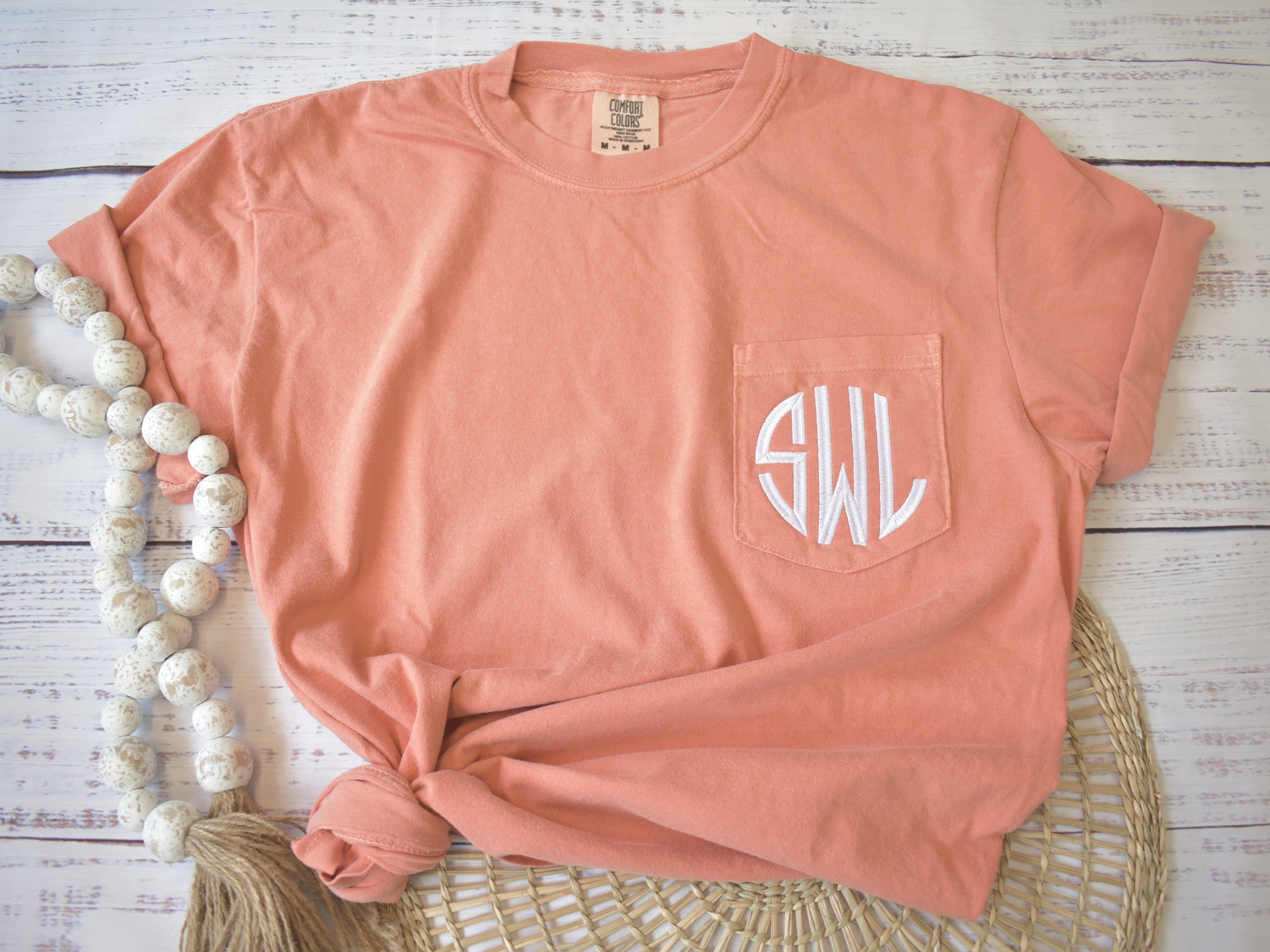 MONOGRAMMED COMFORT COLORS TSHIRT image 6