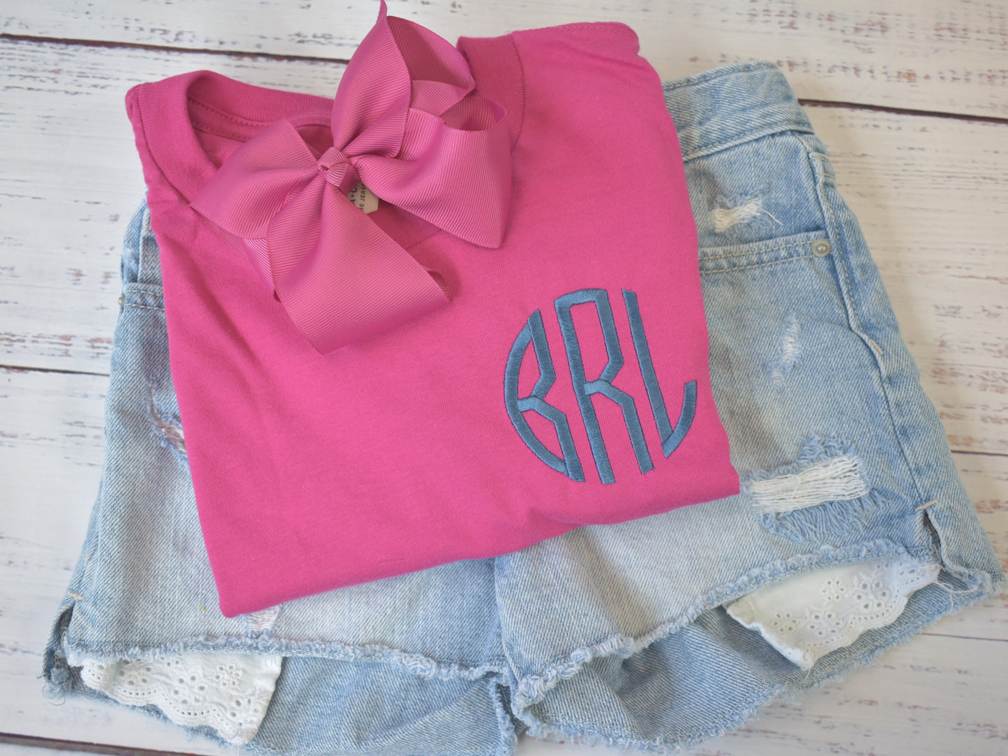 GIRLS MONOGRAMMED SHIRT image 0