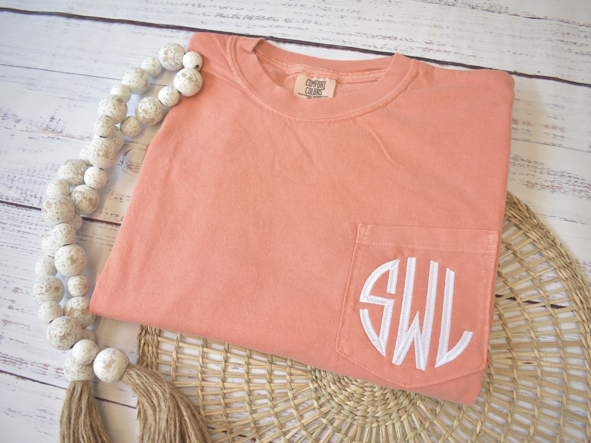 MONOGRAMMED COMFORT COLORS TSHIRT image 8