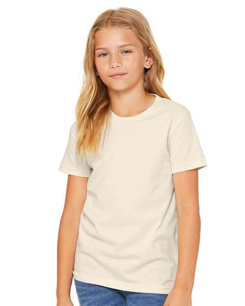 KIDS "JUST PEACHY" EMBROIDERED SHIRT image 1