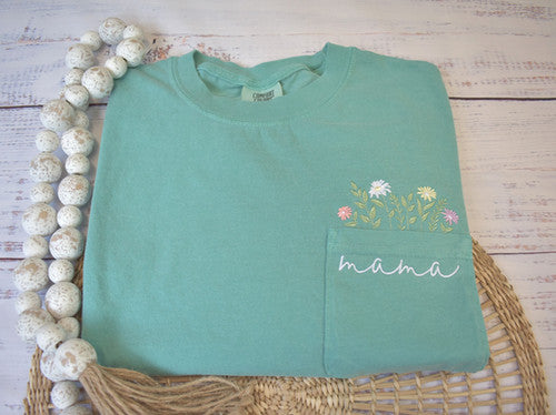 WILDFLOWER MAMA COMFORT COLORS SHIRT